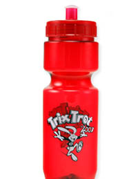 item # 4256 translucent tinted bike bottle